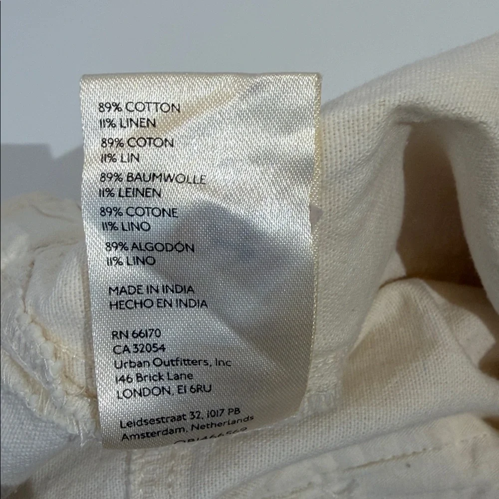 Free People Skyrider Relaxed Fit Pant Size S Cream Color NWOT - Picture 11 of 11